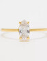 Фото #4 товара Girls Crew 18k gold plated signature marquise ring