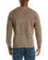 Scott & Scott London Merino Wool Crewneck Sweater Men's Brown L