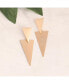 ფოტო #2 პროდუქტის Women's Gold Contemporary Drop Earrings