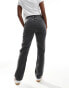 Фото #3 товара ASOS DESIGN mid rise straight jeans in grey