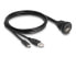 Фото #1 товара Delock USB 2.0 Kabel Typ-A Stecker und Type-C zu Buchse