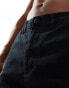 Фото #5 товара ASOS DESIGN wide linen shorts in black