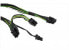 Фото #3 товара Supermicro CBL-PWEX-0581 - 0.65 m - PCI-E (8-pin) - 2 x PCI-E(6+2 pin) - Straight - Straight - Black - Green