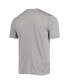 Фото #4 товара Men's Heathered Gray Los Angeles Rams Combine Authentic Game On T-shirt