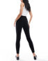 ASOS DESIGN tailored high waist skinny trousers in black