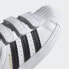 中童 adidas originals Superstar Cf C 魔术贴 板鞋 黑白