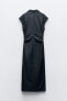 Фото #5 товара Платье-рубашка миди облегающего кроя ZARA