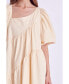 Фото #2 товара Women's Asymmetric Poplin Tiered Dress