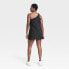 Фото #3 товара Women's Asymmetrical Dress - All in Motion Black XXS
