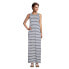 Women's Cotton Jersey Sleeveless Swim Cover-up Maxi Dress