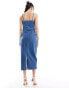 Фото #3 товара Nobody's Child Hampton bandeau midi dress in denim