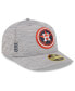 Фото #4 товара Men's Gray Houston Astros 2024 Clubhouse Low Profile 59FIFTY Fitted Hat