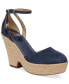 ფოტო #1 პროდუქტის Nati Two-Piece Platform Espadrille Wedges