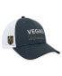 ფოტო #1 პროდუქტის Men's Charcoal Vegas Golden Knights Authentic Pro Rink Trucker Adjustable Hat