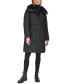 ფოტო #5 პროდუქტის Women's Shine Faux-Fur-Collar Hooded Puffer Coat