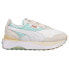 Фото #1 товара Puma Cruise Rider Gl Lace Up Womens Off White Sneakers Casual Shoes 381881-01