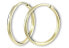 Gold circle earrings 231 001 00486
