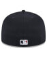 Фото #3 товара Men's White Cleveland Guardians 2024 Batting Practice 59FIFTY Fitted Hat