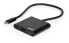 Фото #1 товара PORT Designs 900140 - Wired - USB 3.2 Gen 1 (3.1 Gen 1) Type-C - Black - 5 Gbit/s - 4K Ultra HD - 3840 x 2160 pixels