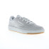 Фото #2 товара Reebok Club C 85 Mens Gray Suede Lace Up Lifestyle Sneakers Shoes 7.5