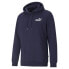 Фото #1 товара Puma Essentials Small Logo Pullover Hoodie Mens Blue Casual Outerwear 58669006