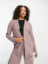 Фото #3 товара ASOS DESIGN Tall jersey slouchy suit blazer in mink