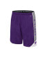 Men's Purple Kansas State Wildcats Haller Shorts