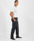 INC International Concepts Men's Slim-Fit Matte Tapered Pants, Created for Macy's