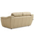 Фото #7 товара Jennard 71" Leather Loveseat, Created for Macy's