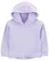 Фото #2 товара Baby Criss Cross Fleece Hoodie - Purple 12M