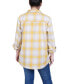 ფოტო #2 პროდუქტის Women's Long Sleeve Twill Shirt Jacket