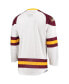 Фото #2 товара Men's White Minnesota Duluth Bulldogs Replica Hockey Jersey