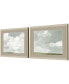 Фото #2 товара Gray Stone Sky I Framed Art, Set of 2