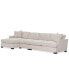 Фото #2 товара CLOSEOUT! Juliam 3-Pc. Fabric Sofa with Chaise, Created for Macy's