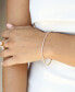 ფოტო #2 პროდუქტის 18k Gold Plated Minimalist Crystal Tennis Bracelet