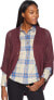 Фото #1 товара prAna 295620 Womens Lima Cardigan Athletic Sweaters, Large, Black Cherry Heather