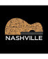 Child Nashville Guitar - Boy's Word Art Long Sleeve T-Shirt