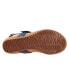 Фото #13 товара Softwalk Brea S2104-400 Womens Blue Narrow Leather Slingback Sandals Shoes