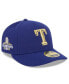 ფოტო #1 პროდუქტის Men's Royal Texas Rangers 2024 Gold Collection Low Profile 59FIFTY Fitted Hat