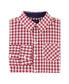 ფოტო #5 პროდუქტის Baby Boys Maroon Gingham Classic Button-down Shirt