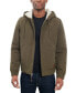 Фото #1 товара Men's Fleece-Lined Zip-Front Hooded Jacket