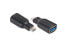 Club 3D USB 3.1 Type C to USB 3.0 Adapter - USB Type C 3.1 - USB 3.0 - 0.043 m - Black