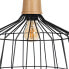 Потолочный светильник Чёрный Натуральный Деревянный Железо 220-240 V 36 x 36 cm