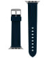 ფოტო #2 პროდუქტის Men's Blue Premium Silicone Band Compatible with 42mm, 44mm, 45mm, Ultra, Ultra2 Apple Watch