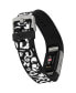 Фото #2 товара Black and White Premium Silicone Band Compatible with the Fitbit Charge 2