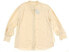 Cos Women's 260227 COLLARLESS PLEATED PANEL SHIRT - dusty peach SZ 8