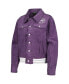 Women's Purple Minnesota Vikings Corduroy Button-Up Jacket