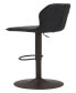44" Steel, Polyurethane Vital Adjustable Base Bar Chair