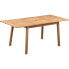 Garten Ess-Set 4-6 Personen - Eukalyptus FSC - Ausziehbarer Tisch 120 - 180 x 80 cm + 6 Klappsthle