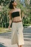 LINEN BLEND LONG BERMUDA SHORTS WITH BELT